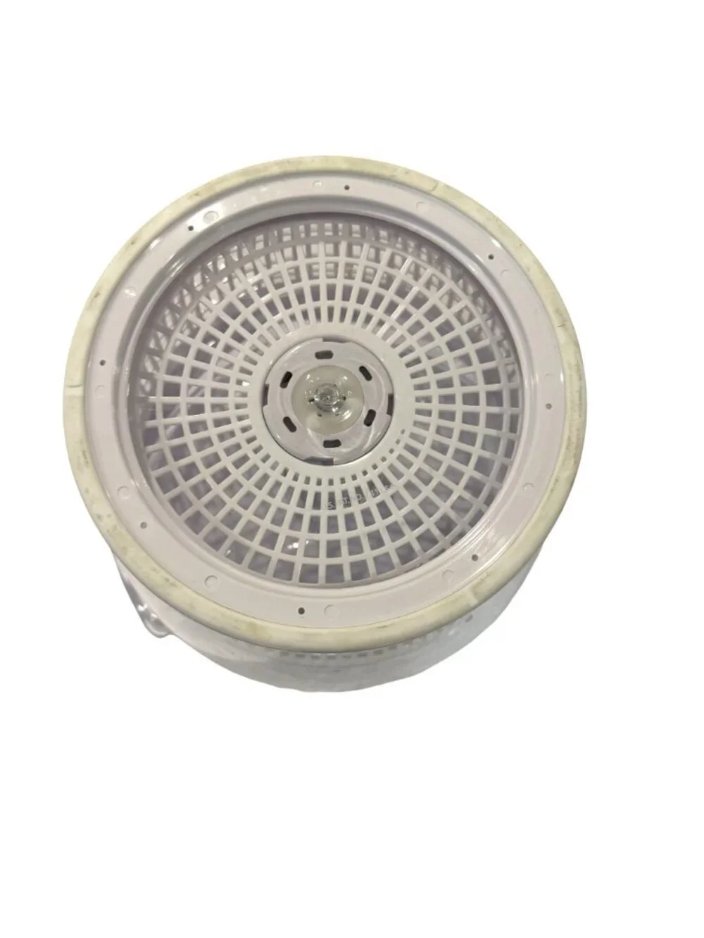 KitchenAid Salad Spinner White Plastic Compact Easy Grip Handle Non Slip Base